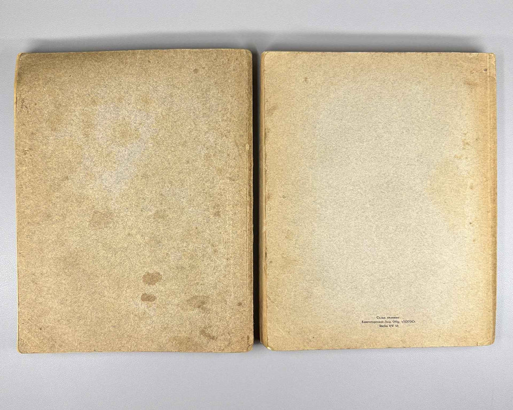 [Autograph of Vsevolod Meyerhold and Pencil Portrait of Zinaida Raikh] Hessen, I. V. (Ed.) Archive of the Russian Revolution (Arkhiv Russkoy revolyutsii). Volumes 2 and 9, 1921, 1923.