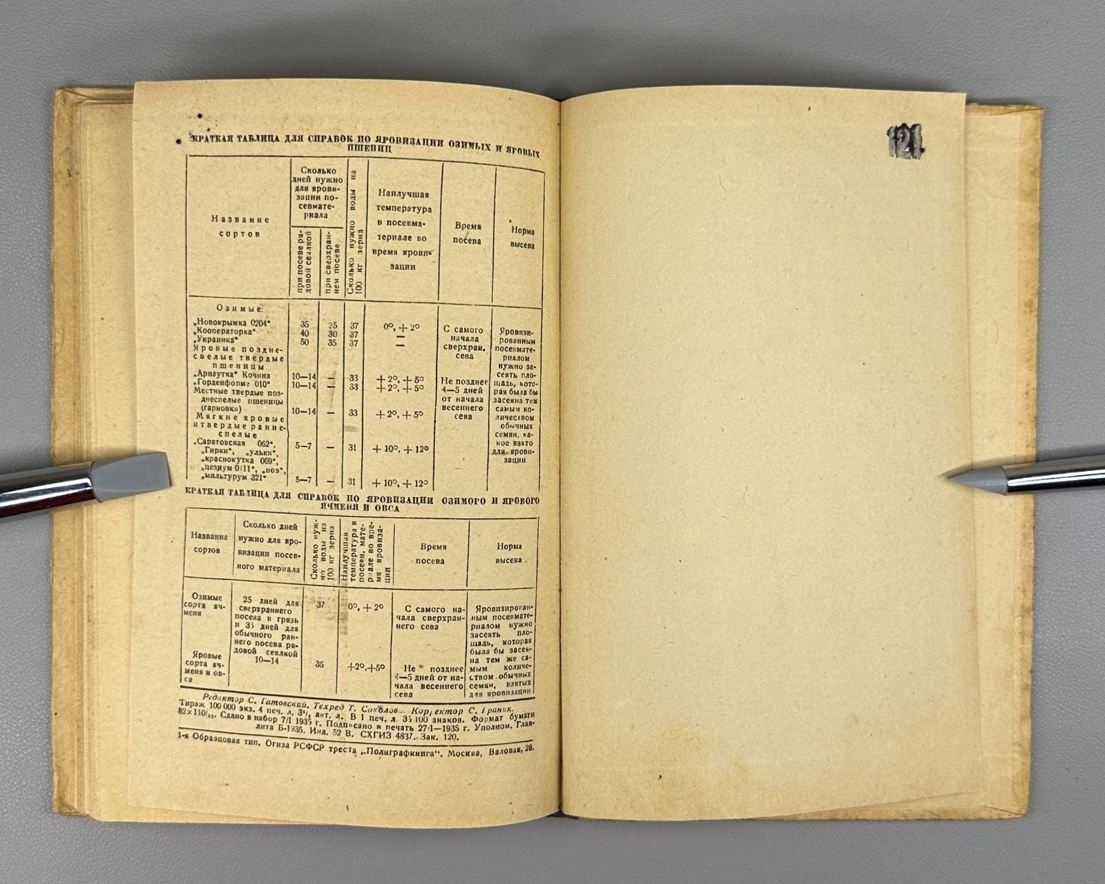 Vernalization Agricultural plants 1935 Яровизация сельскохозяйственных растений