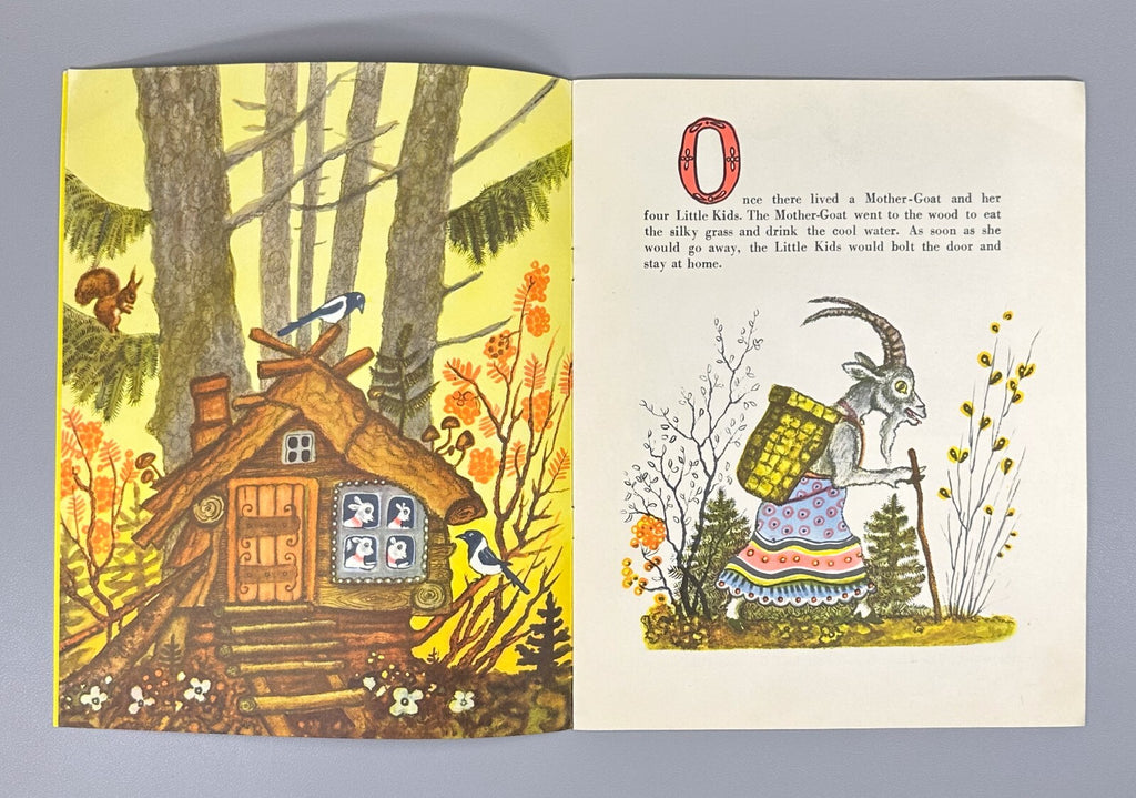 Russian folk tale The Wolf and the Little Kids For Tiny Tots 1957
