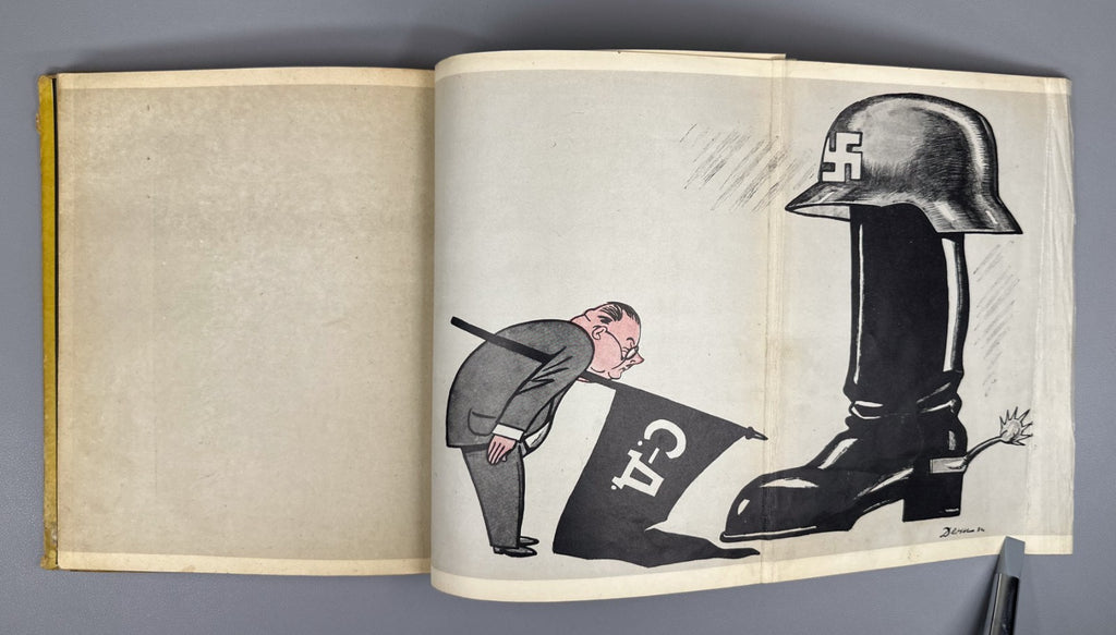 Avant-garde Deni The Face of International Menshevism 1931 Дени Лицо меньшевизма