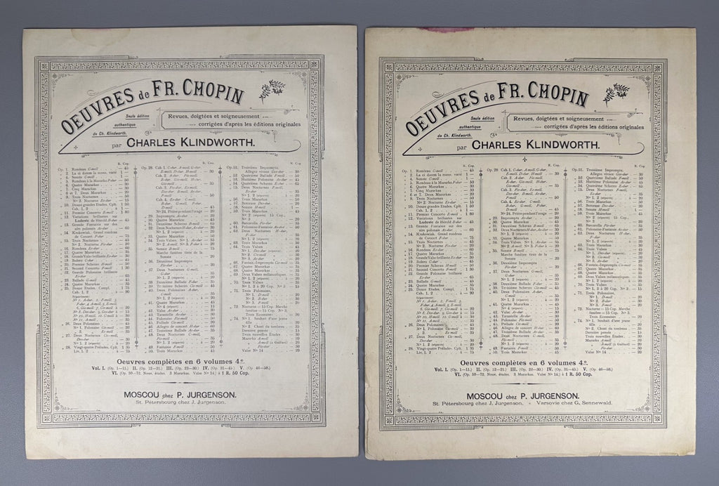 Lot of 14 Sheet Music Piano Scores 19th Early 20th Pachulski Godowsky Jurgenson