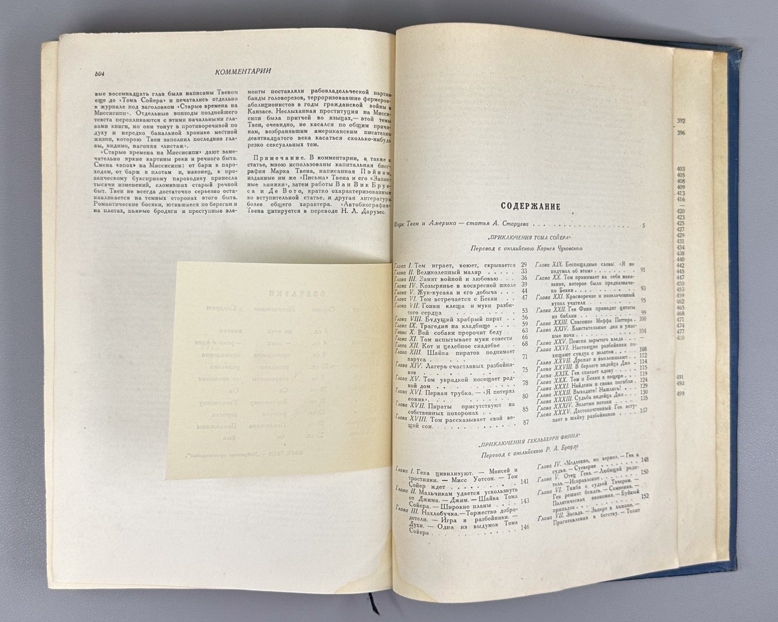 Марк Твен Избранные произведения 1937 Mark Twain Selected Works Том Сойер Гек Фи