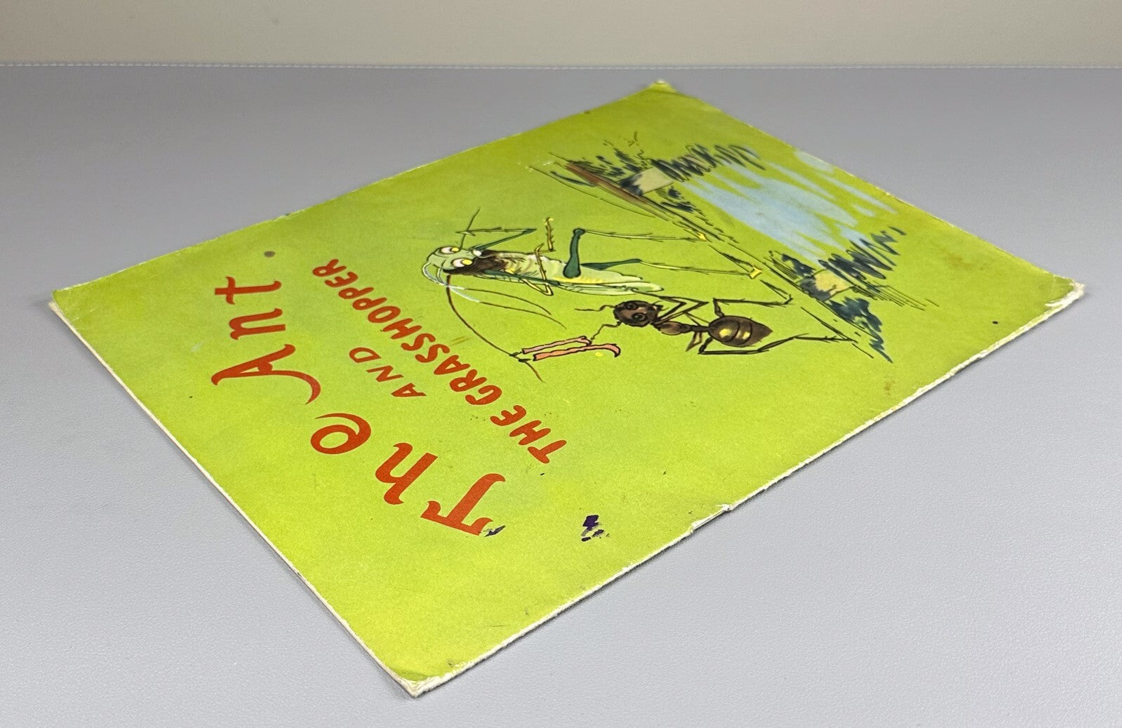 The Ant and The Grasshopper Georgian Folk Tale in Eng. 1955 Children’s book