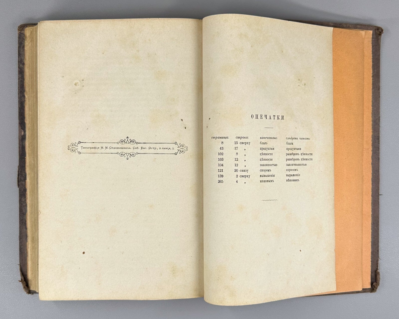 1st ed. Zieber D. Ricardo K. Marx Economic research 1885 Зибер Рикардо Маркс RR