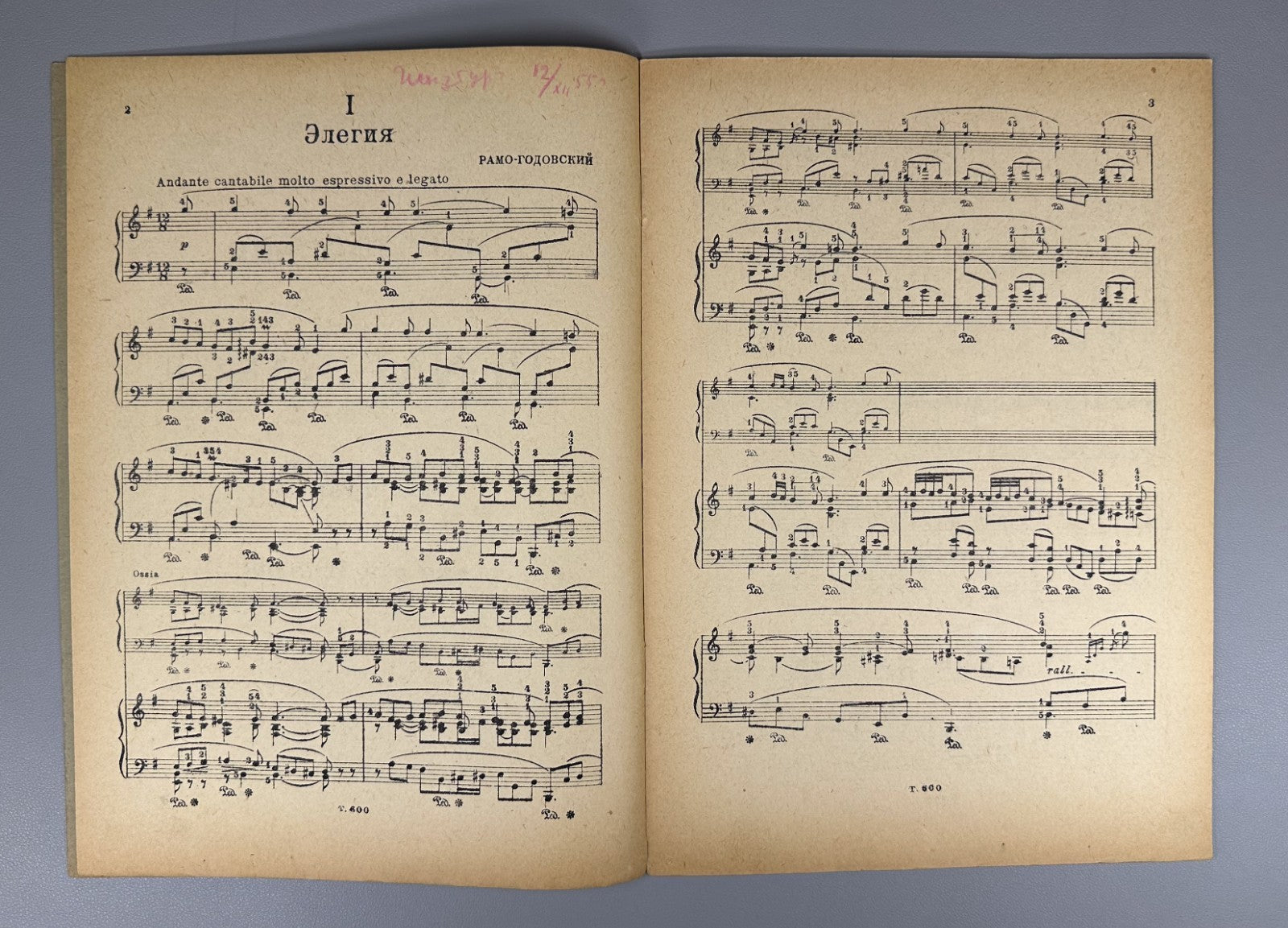 Lot of 5 Triton Publishing Sheet Music Piano Scores 1932 Bach Godowsky Yudina