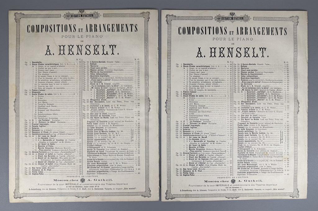 Lot of 14 Sheet Music Piano Scores 19th Early 20th Pachulski Godowsky Jurgenson