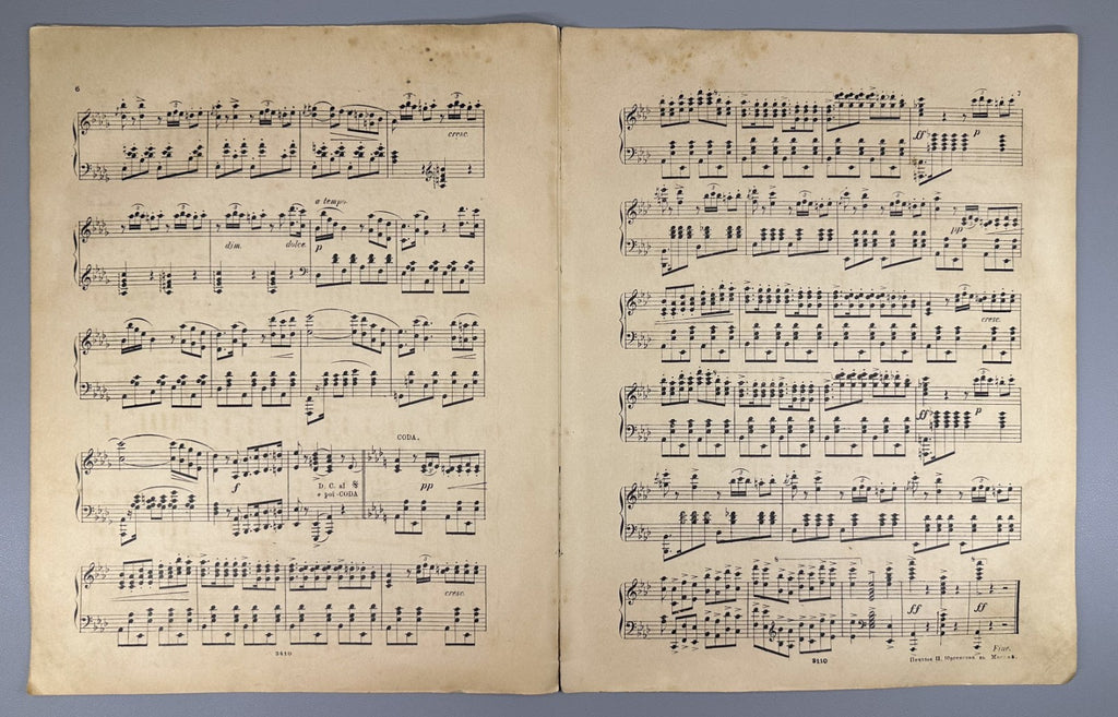 Eugène Ketterer Défilé-marche (de Kaschte) Military Transcription for Piano 1900