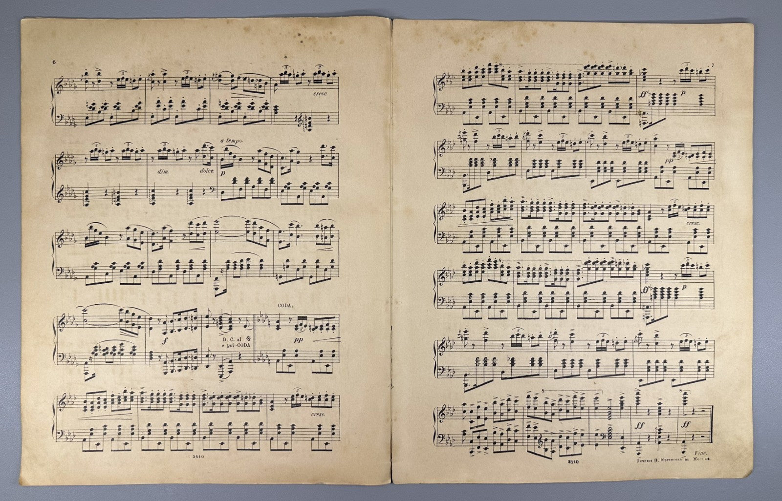Eugène Ketterer Défilé-marche (de Kaschte) Military Transcription for Piano 1900