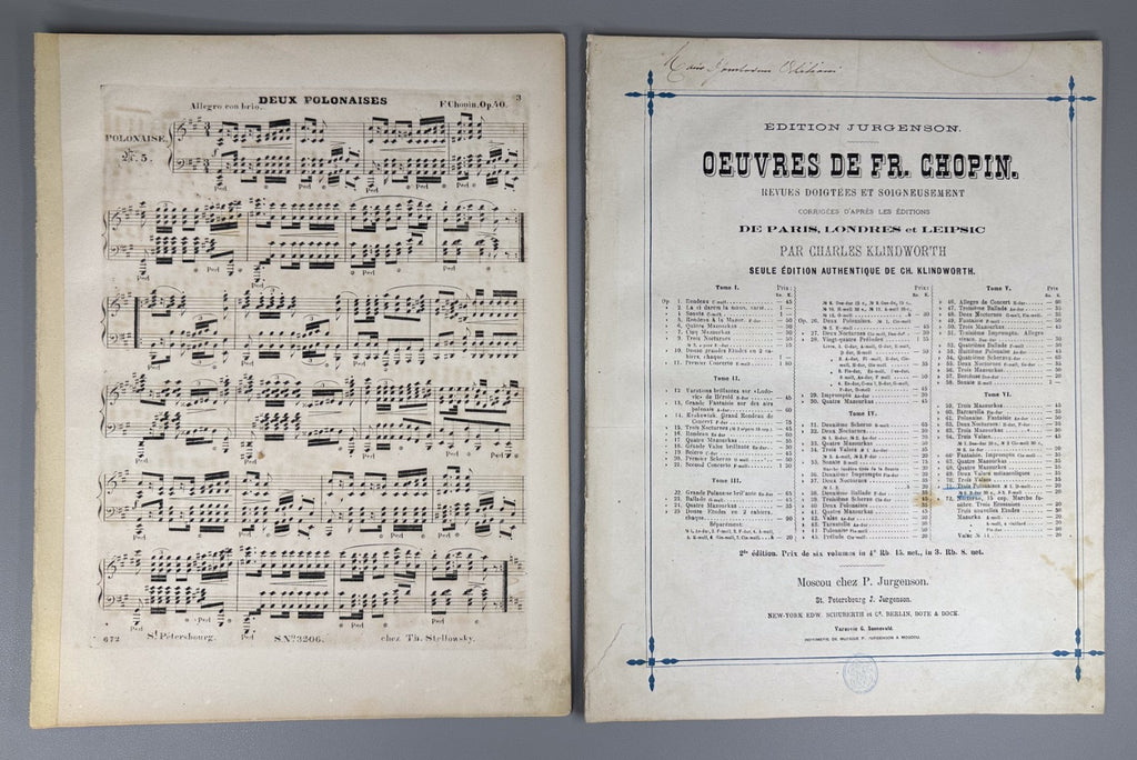 Lot of 14 Sheet Music Piano Scores 19th Early 20th Pachulski Godowsky Jurgenson