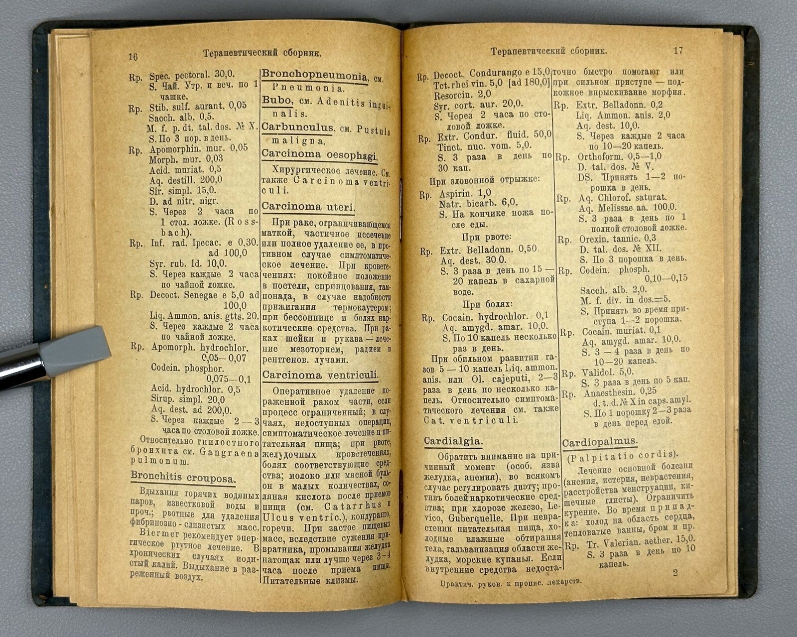 Blumenau Practical Guide to Prescribing Medicines 1927 Блюменау Лекарства Rare