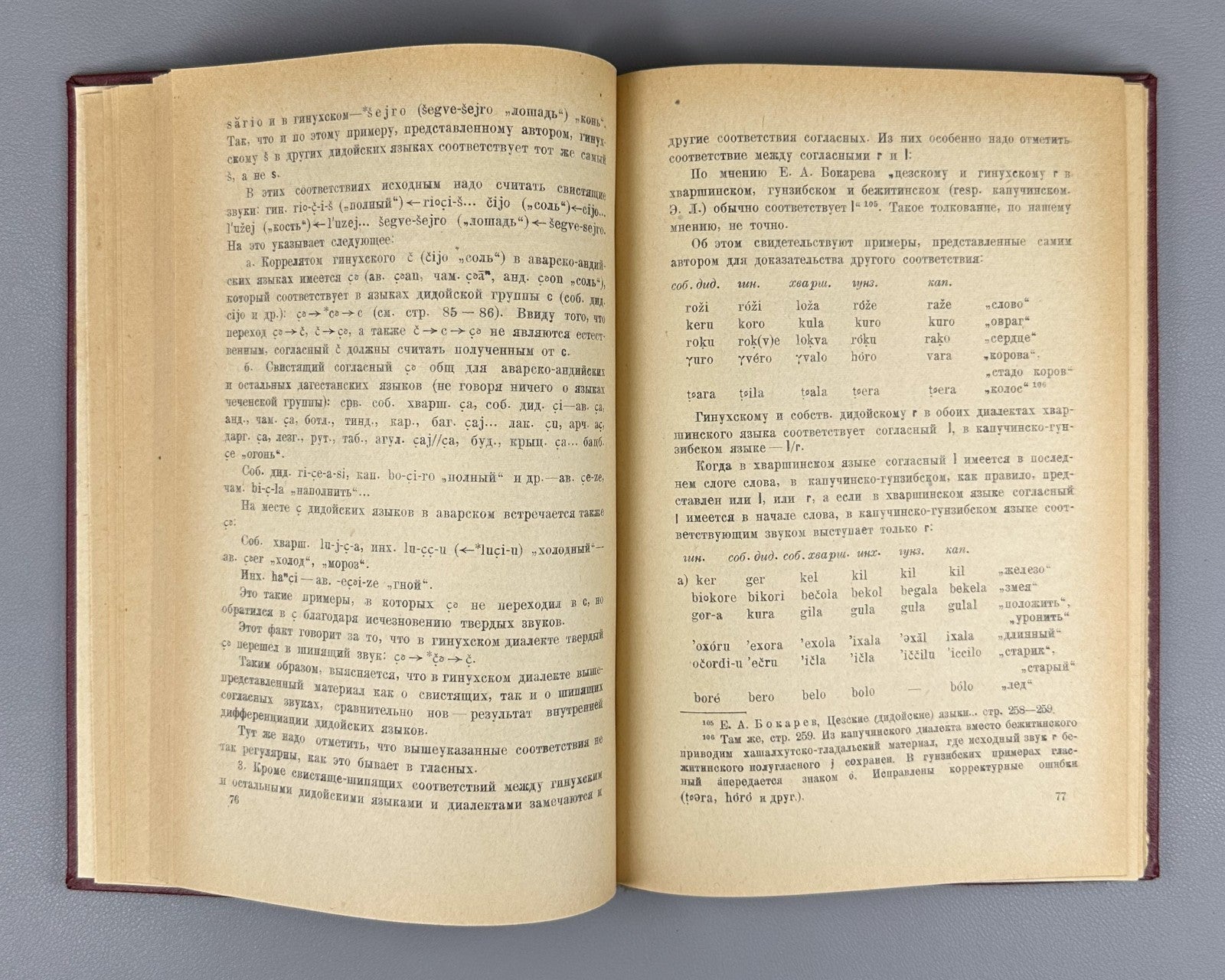 Signed. Ломтадзе Гинухский диалект дидойского языка 1963 Lomtadze Ginukh Dialect
