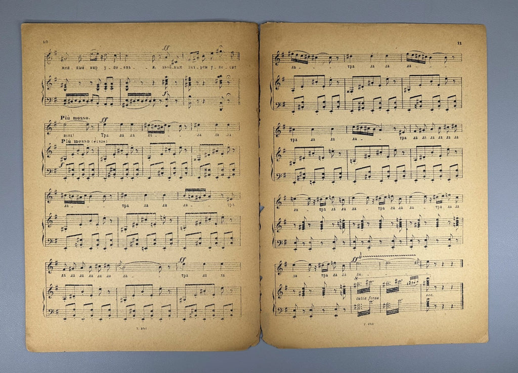 Lot of 4 Triton Publishing Sheet Music Piano Vocal 1933 Leningrad Songs
