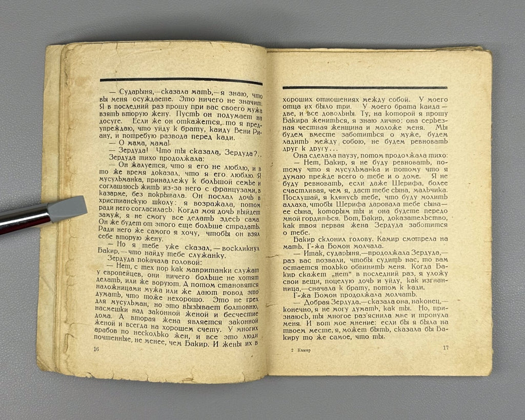 1st ed. in Rus. Duchene Kamir Novel Avant-garde cover 1926 Дюшен Камир Роман