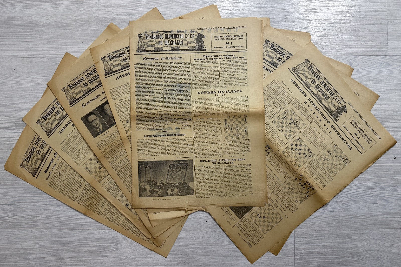 Командное первенство СССР по шахматам 1954 Soviet Team Chess Championship Riga
