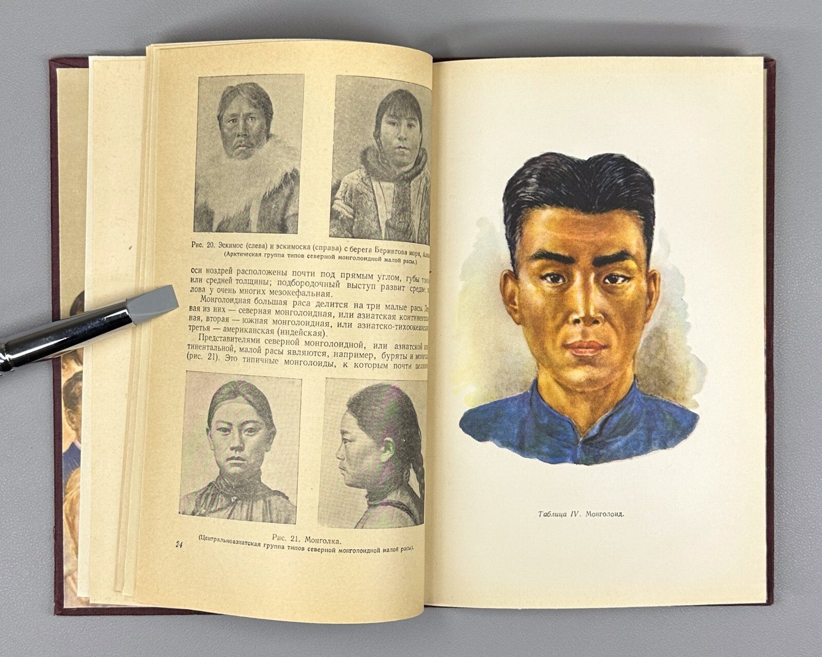 1st ed. Human Races Anthropology 1954 Нестурх Человеческие расы Антропология
