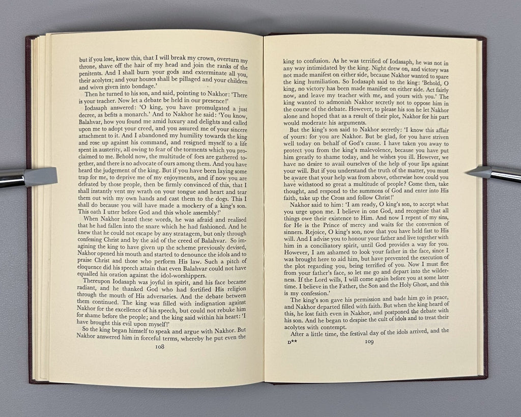 1st ed. Autograph Lang The Wisdom of Balahvar A Christian Legend of the Buddha