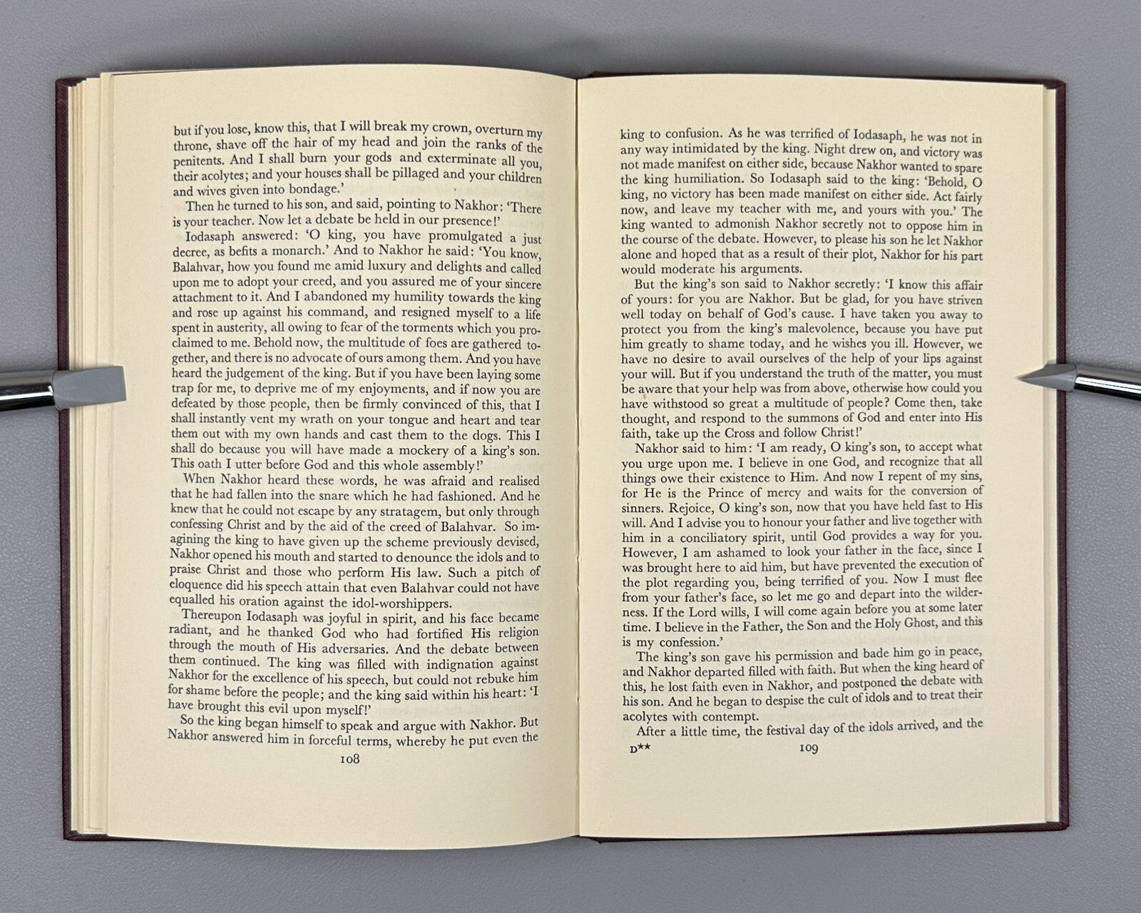1st ed. Autograph Lang The Wisdom of Balahvar A Christian Legend of the Buddha