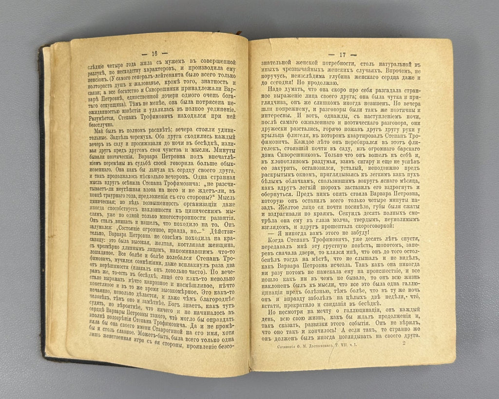 Dostoevsky Demons vol. 7 Russian pre-revolutionary 1895 Достоевский Бесы Роман