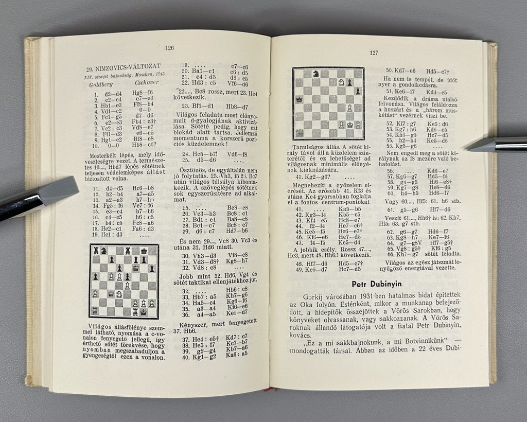 [ Autograph Signed M. Yudovich V. Goglidze ] 1950 Kotov. The Soviet Chess School
