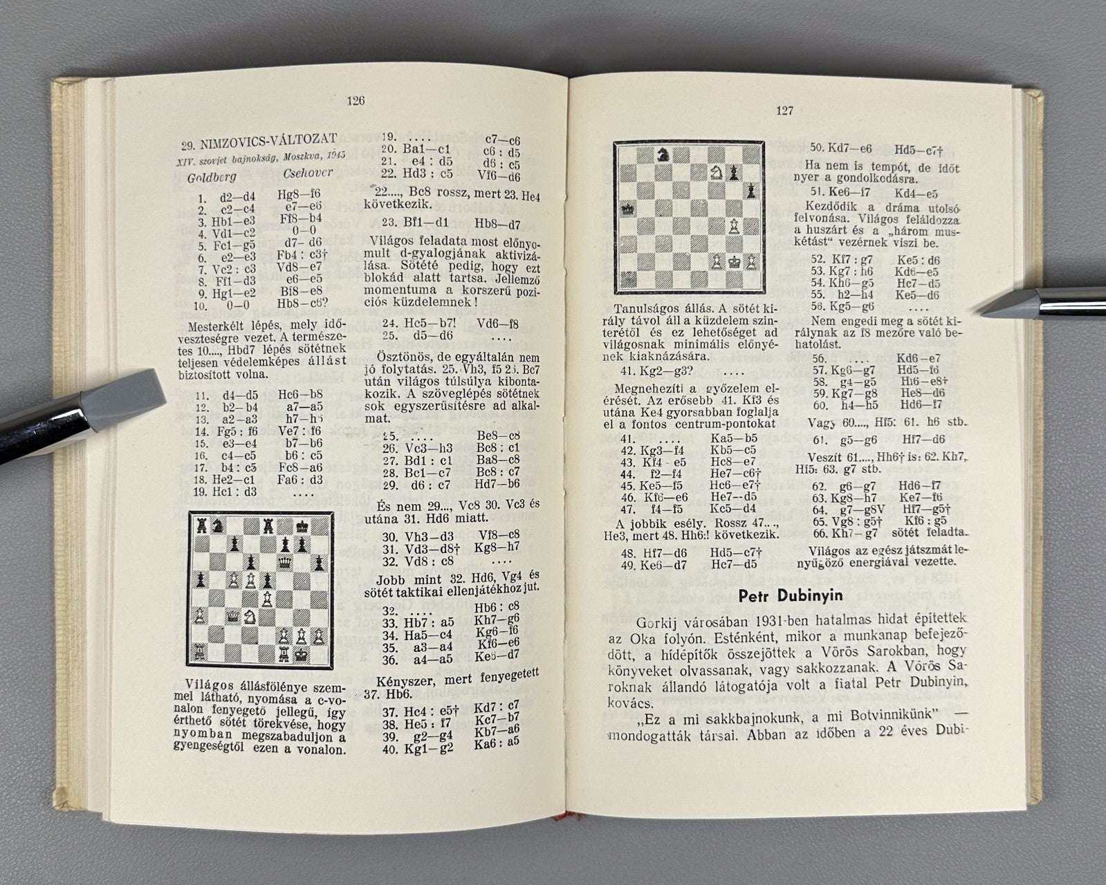 [ Autograph Signed M. Yudovich V. Goglidze ] 1950 Kotov. The Soviet Chess School