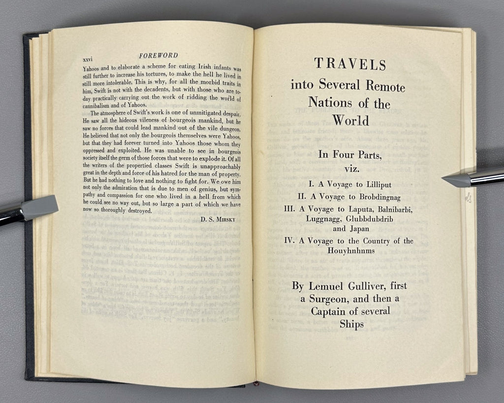 Jonathan Swift Gulliver's Travels 1935 USSR edition Moscow Soviet Rare