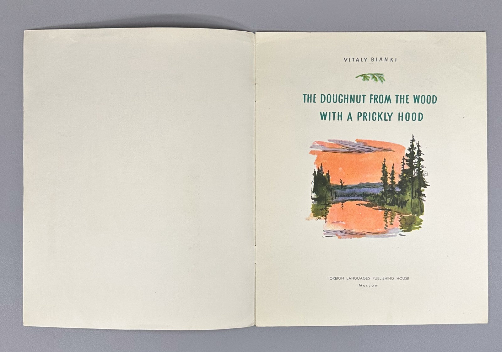Vitaly Bianki The Doughnut from the Wood with a Prickly Hood 1957 Fairy Tales Ru