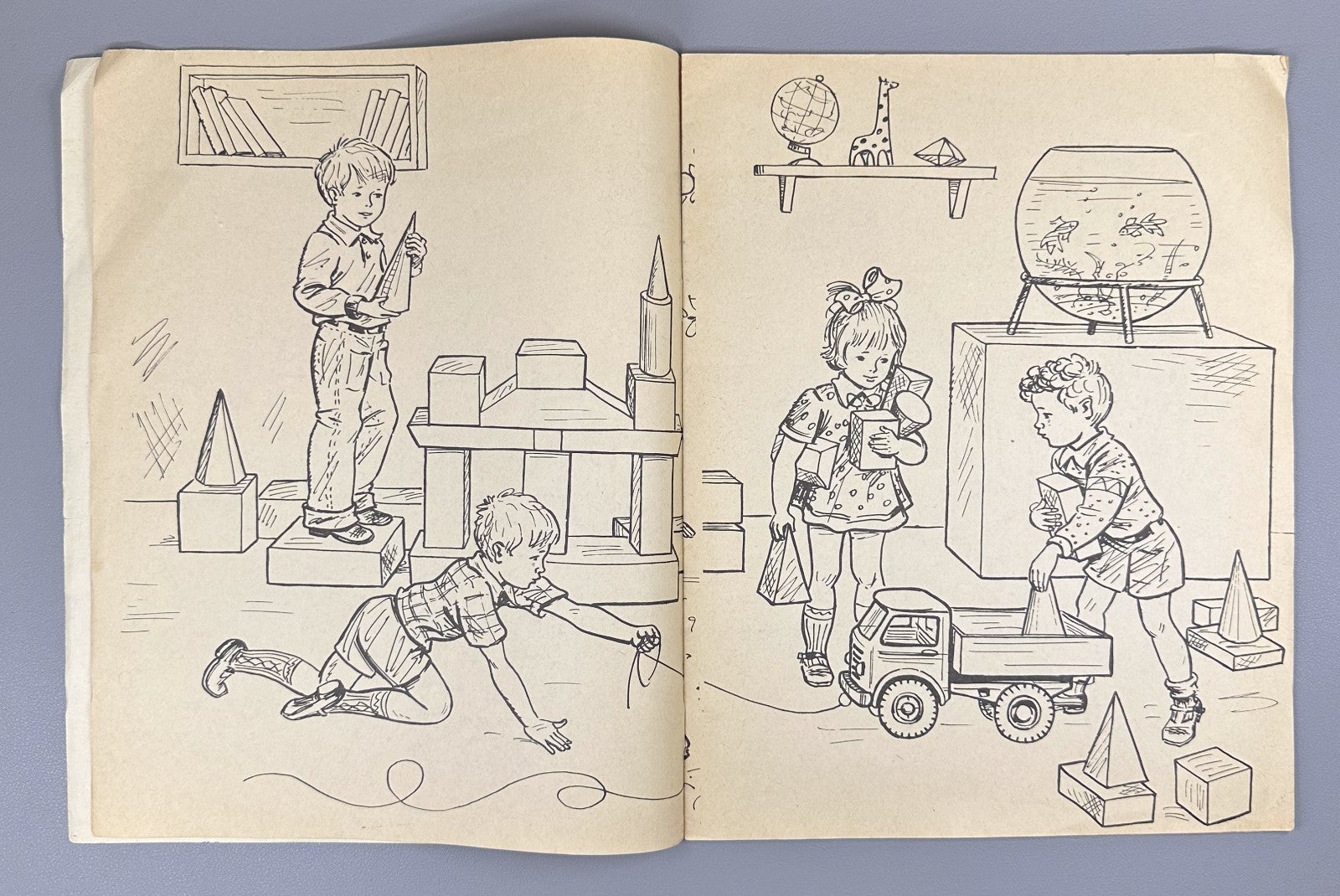 lot of 3 Children's coloring books USSR Альбом для раскрашивания Детская книжка