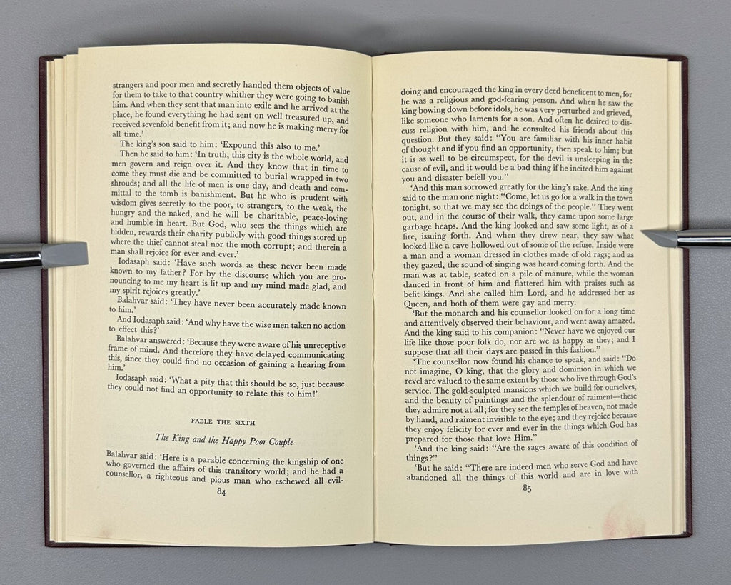 1st ed. Autograph Lang The Wisdom of Balahvar A Christian Legend of the Buddha