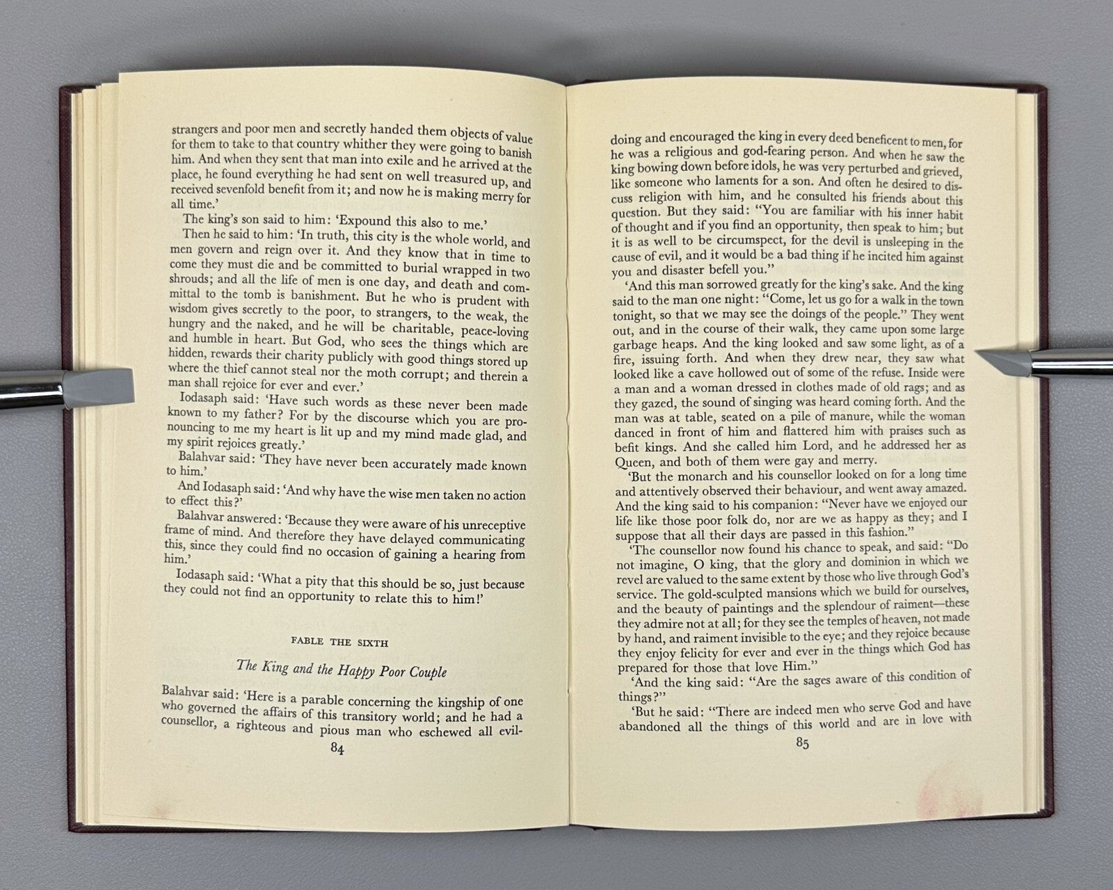 1st ed. Autograph Lang The Wisdom of Balahvar A Christian Legend of the Buddha