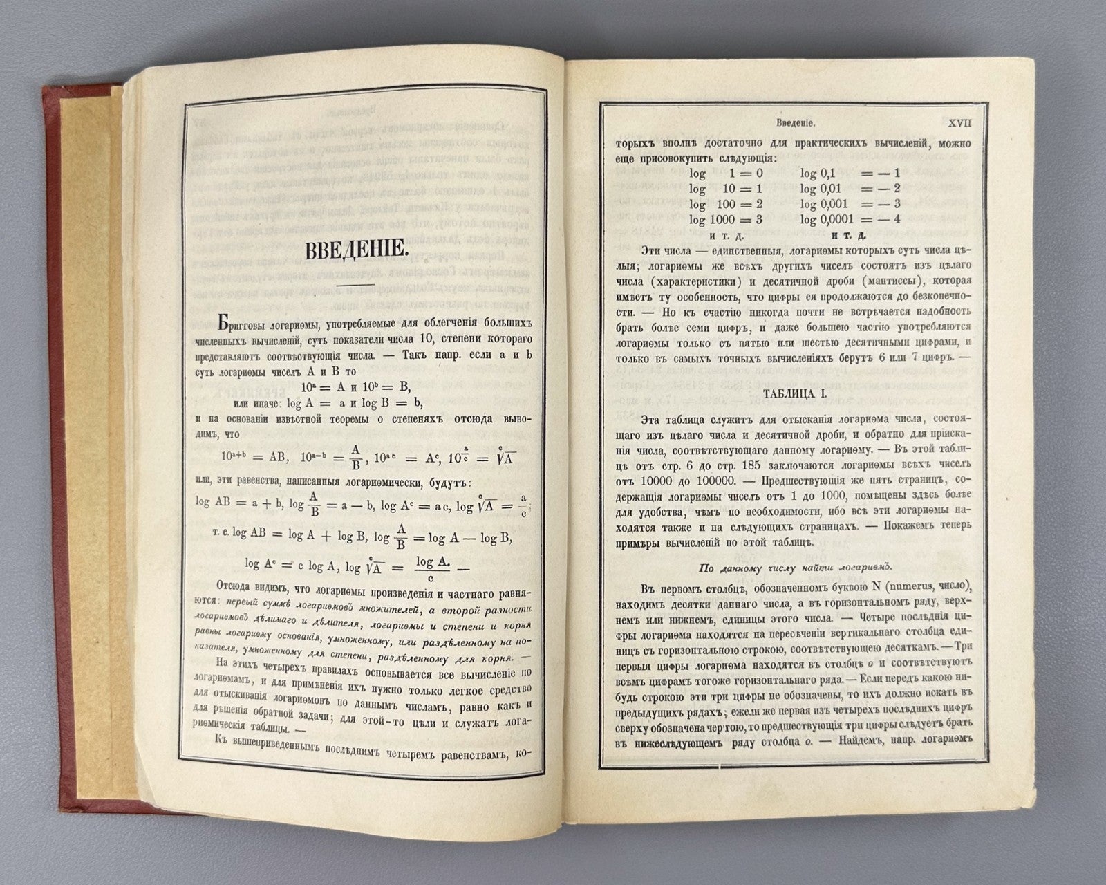 Vega Logarithmic-Trigonometric 1881 Вега Логарифмически-тригонометрическое рук.