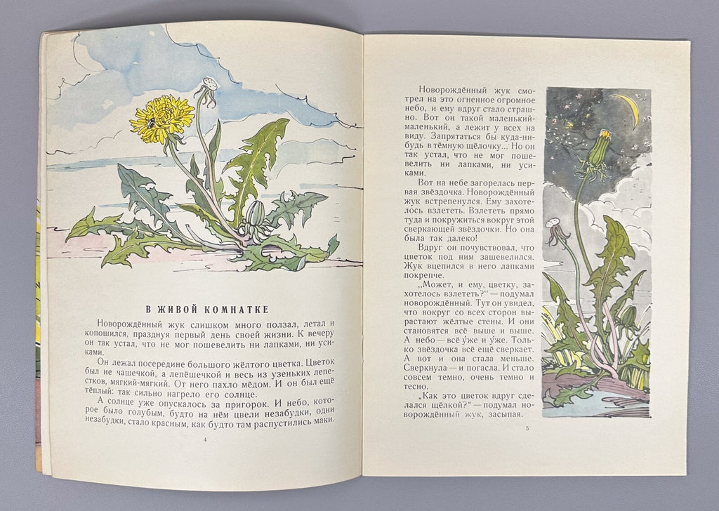 Pavlova Yellow white purple 1966 Children’s book Павлова Желтый, белый, лиловый