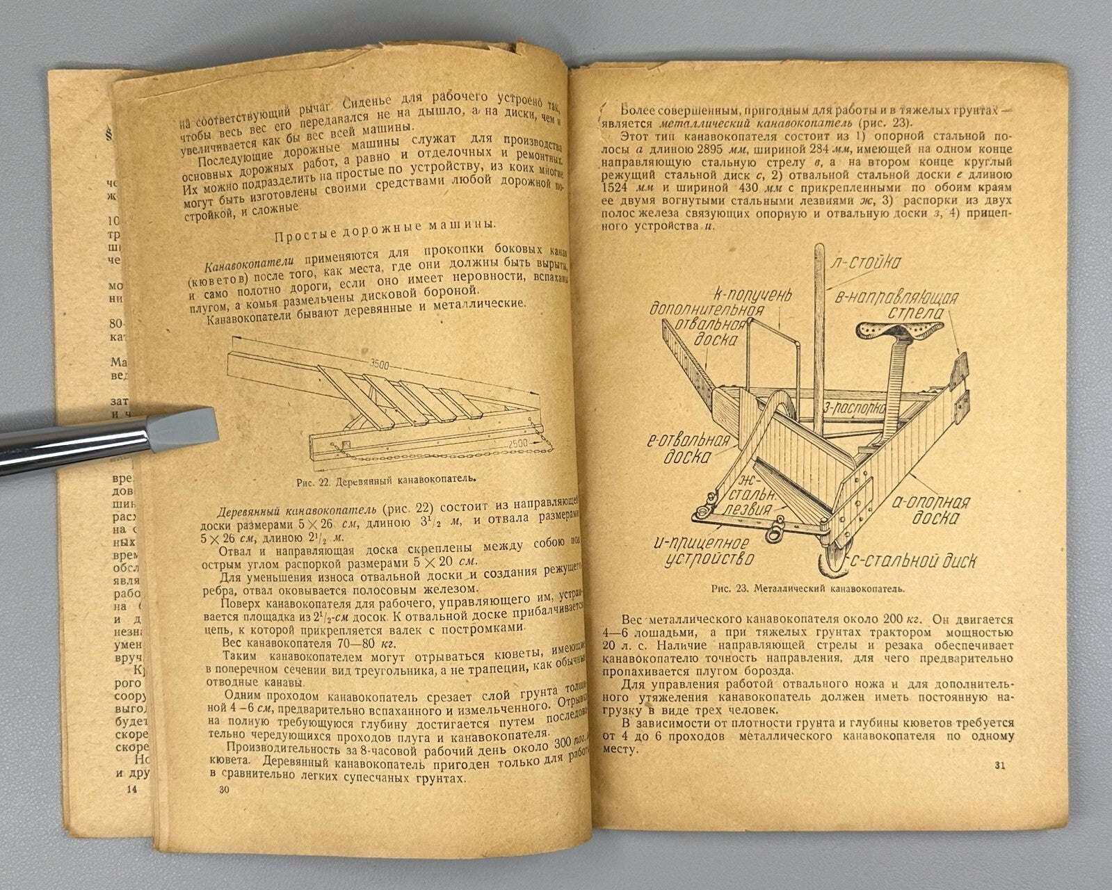 Mechanization of earthworks Constructivist cover 1933 Механизация земляных работ
