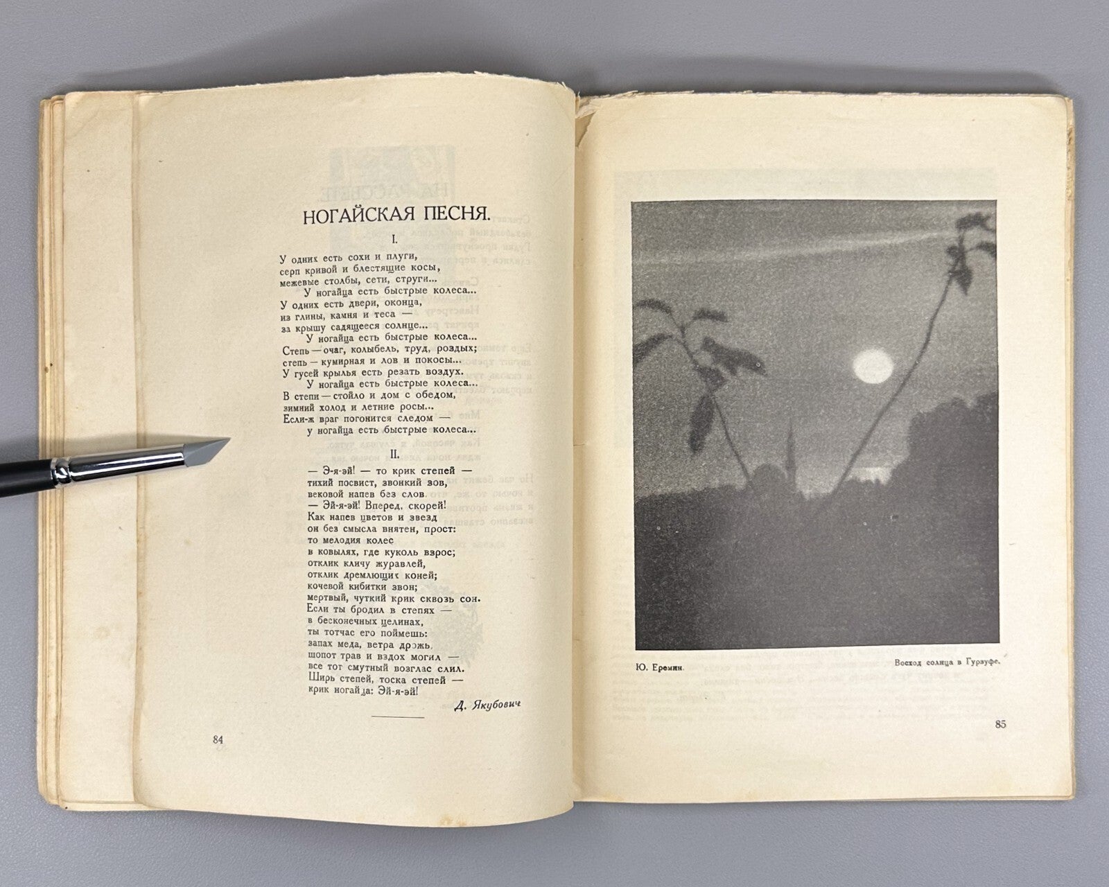 1st ed. The Hum of the Earth Zamyatin Crimean Tatars 1928 Гул земли Замятин Rare
