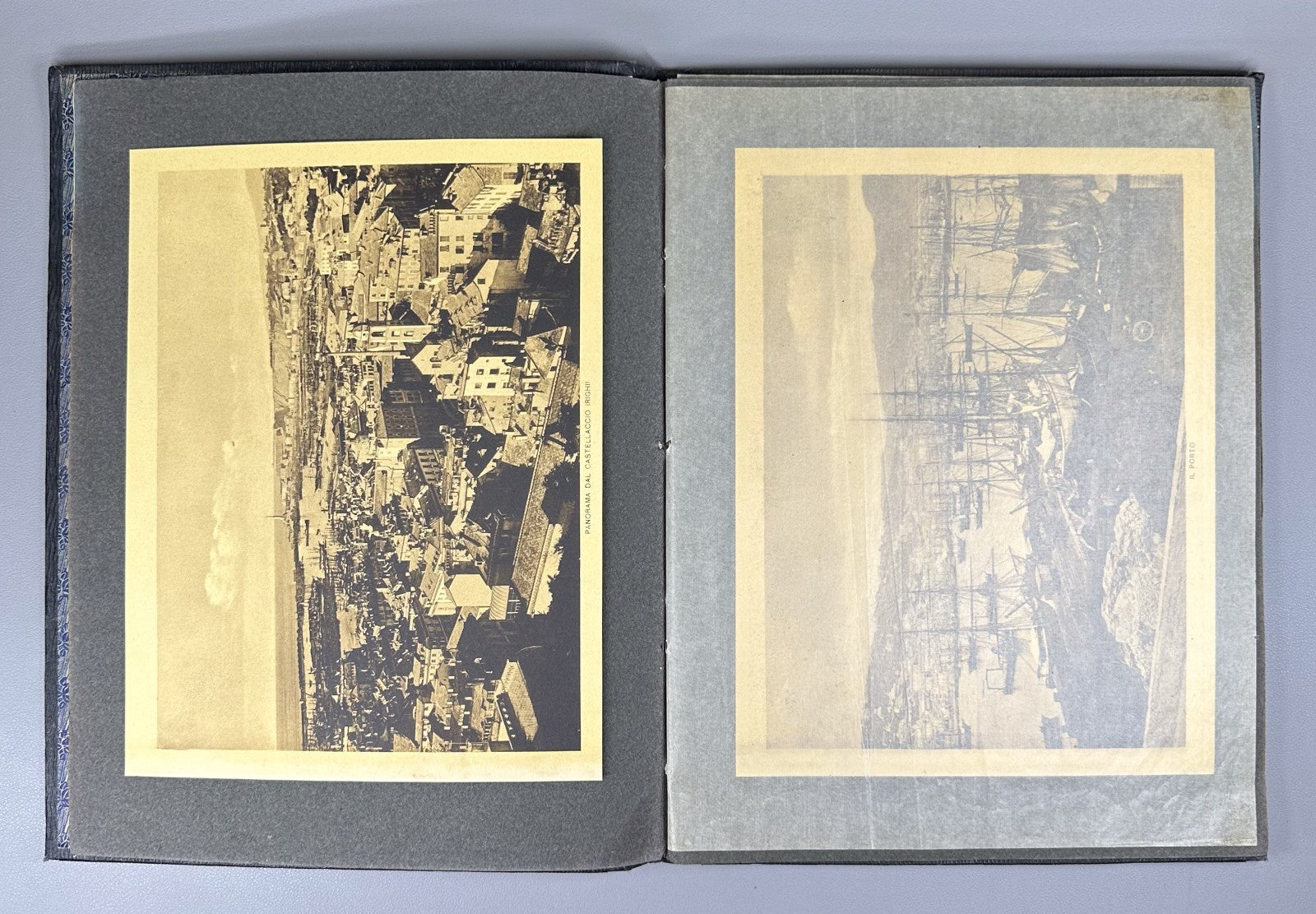 Vintage  Album with photo 24 pcs. Italy Genova Винтажный фотоальбом Италия