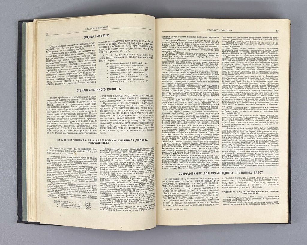 Железнодорожный путь 1935 Railway Track American Railway Encyclopedias Soviet