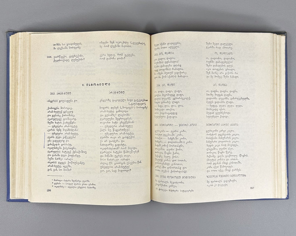 Autograph Megrelian Texts In 2 Vol. 1975-1991 მეგრული ტექსტები Georgian Folk Lit