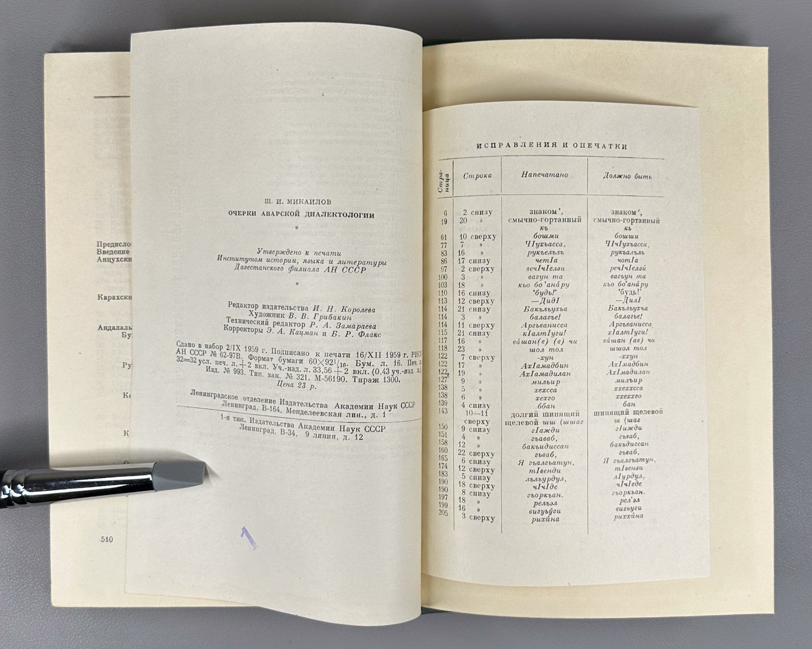 Essays on Avar dialectology Mikailov 1959 Очерки аварской диалектологии Микаилов