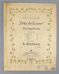 1st ed. Arensky By the Sea Andante Sostenuto 1901 Аренский У моря Соч. 52, № 1
