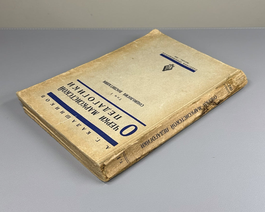 Banned edition Marxist Pedagogy 1929 Калашников Очерки марксистской педагогики