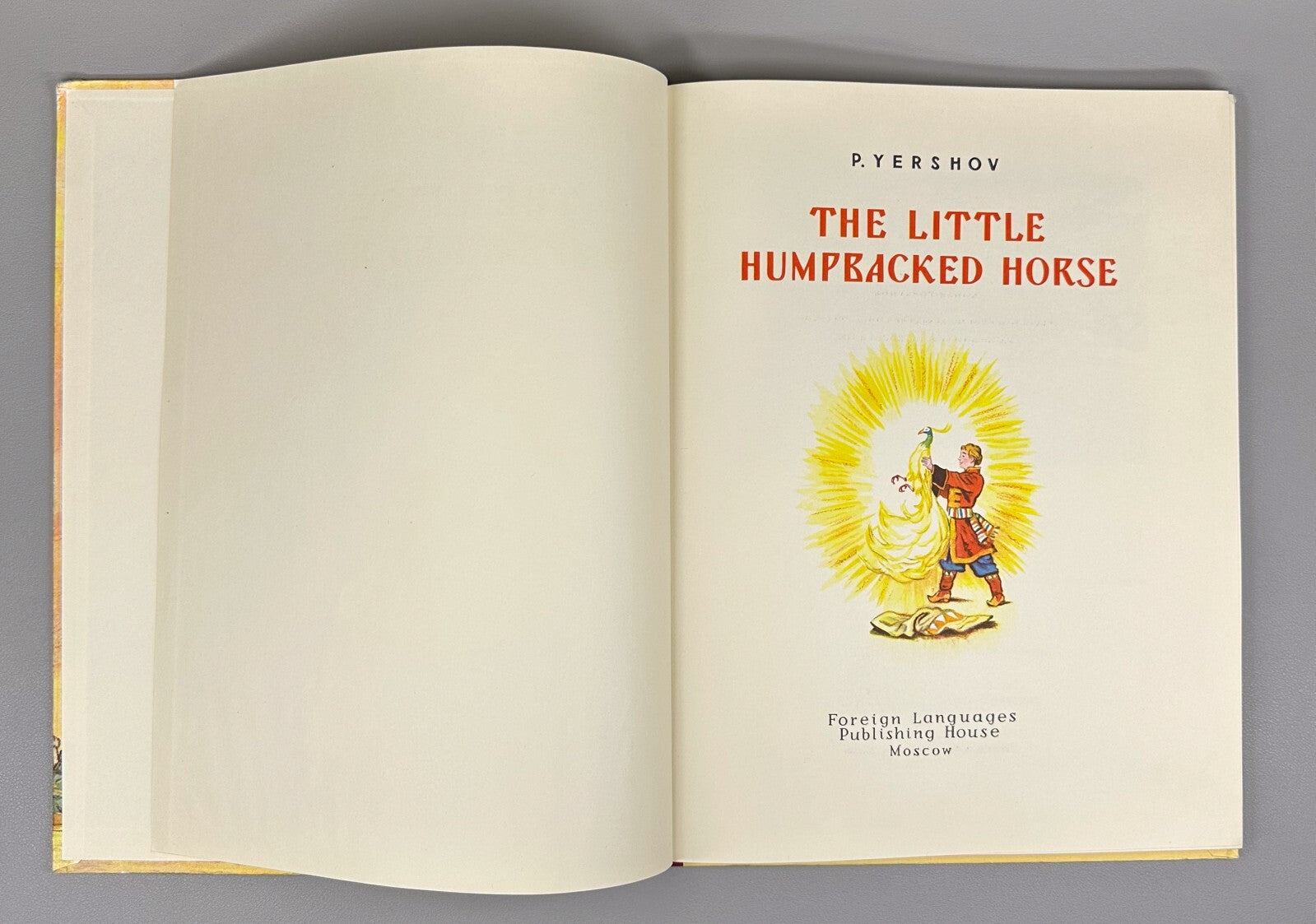 1st ed. in English Yershov The Little Humpbacked Horse 1957 Children’s book