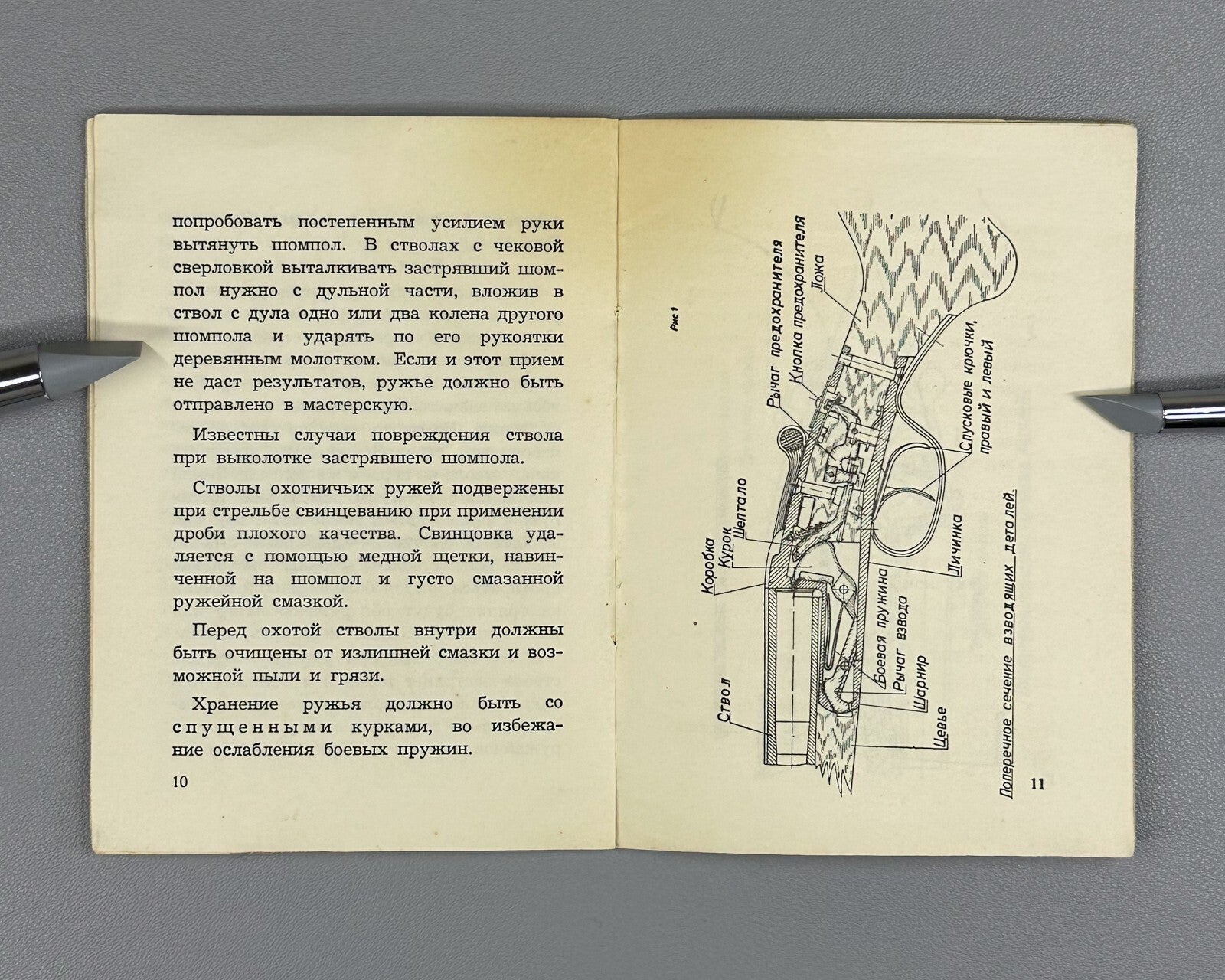 Zimson & Co. Double-barreled hunting rifle 1950 охотничье ружье Зимсон и Ко. Rus