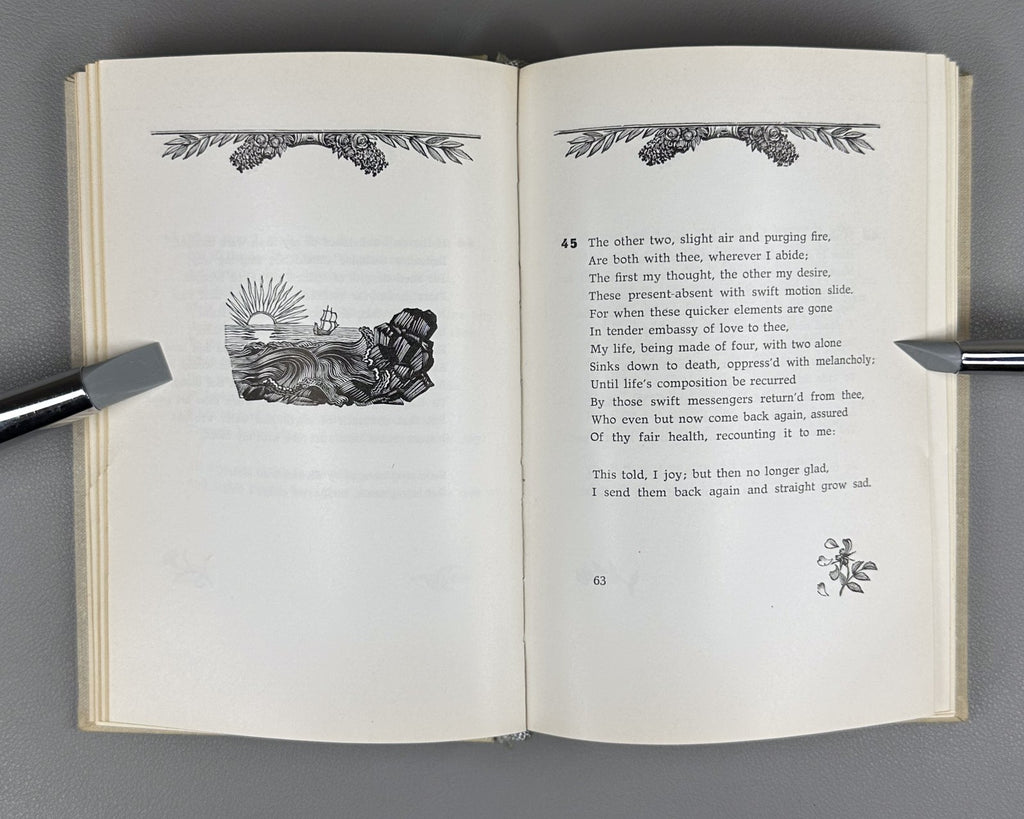 William Shakespeare Sonnets 1965 Engravings by Vladimir Favorsky English Soviet
