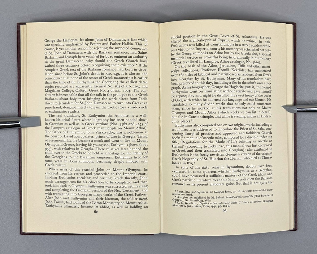 1st ed. Autograph Lang The Wisdom of Balahvar A Christian Legend of the Buddha