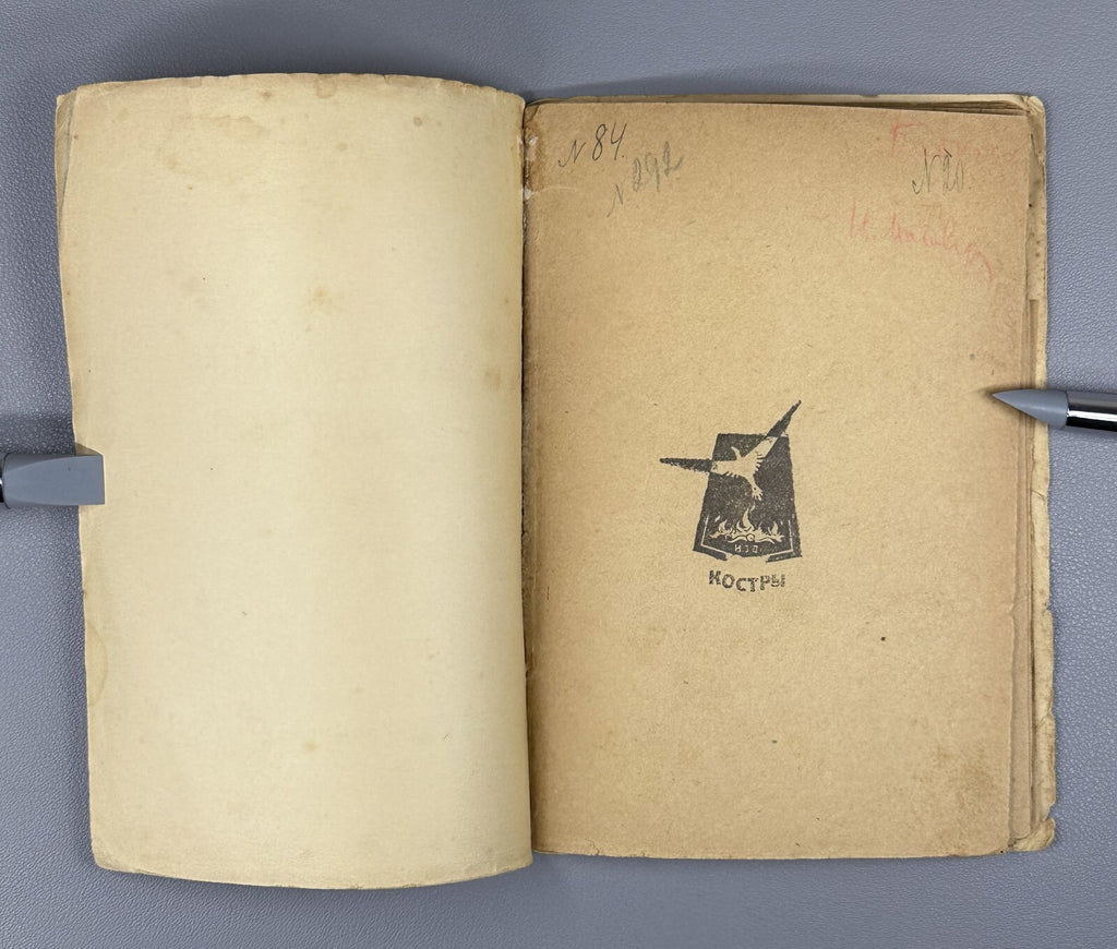 Autograph 1st ed. Ehrenburg Foreign Thoughts Эренбург Зарубежные раздумья 1922