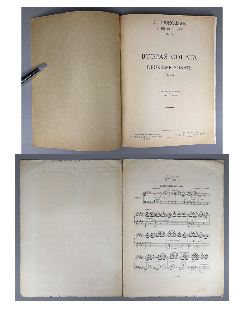 Lot of 13 Sheet Music Piano Score early Soviet avant-garde Muzgiz 1920s–1930s
