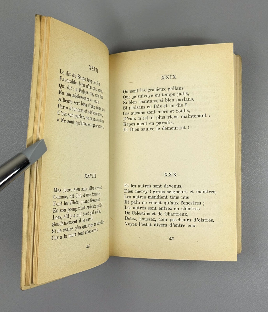 François Villon. Poems 1958 Signed Autograph by Pavel Antokolsky Антокольский