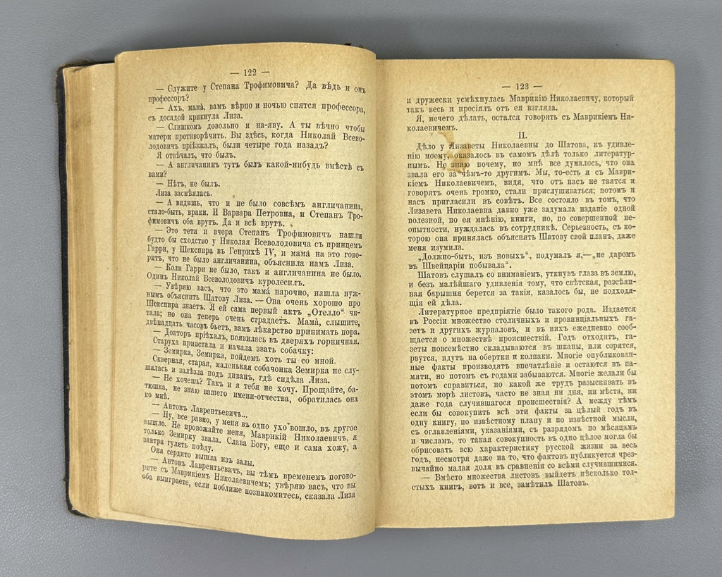 Dostoevsky Demons vol. 7 Russian pre-revolutionary 1895 Достоевский Бесы Роман