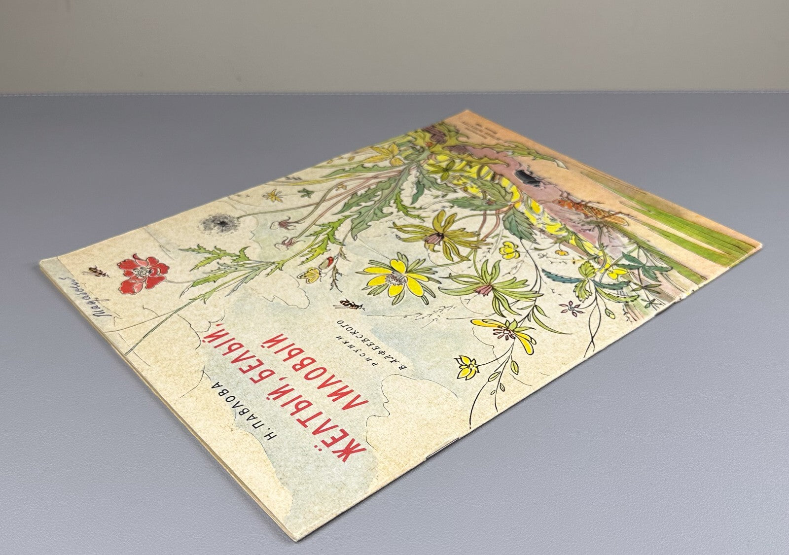 Pavlova Yellow white purple 1966 Children’s book Павлова Желтый, белый, лиловый