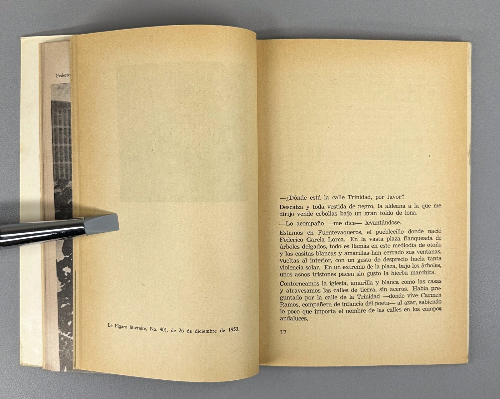 1st ed. En Granada, tras las huellas de García Lorca Claude Couffon Cuba 1964