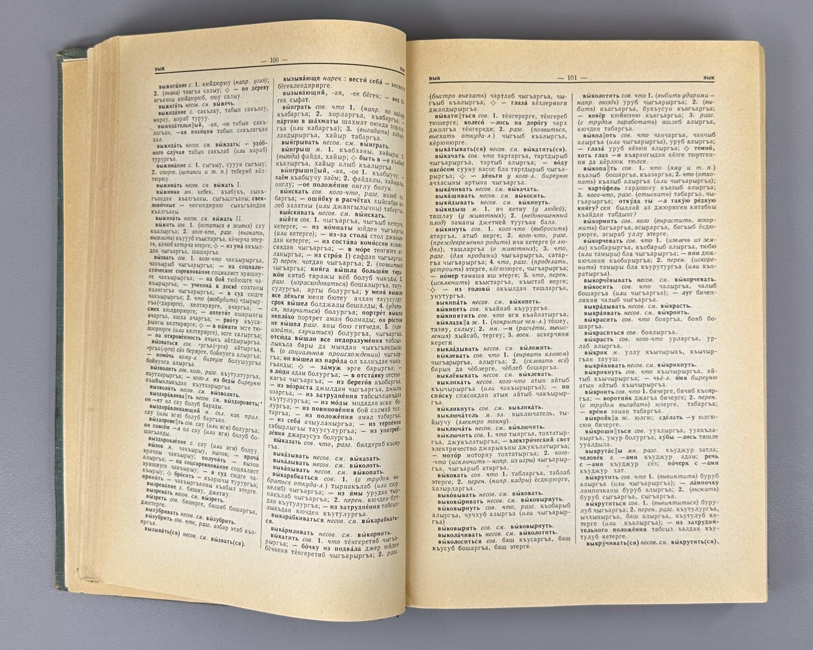 Russian-Karachay-Balkar Dictionary 1965 Русско-карачаево-балкарский словарь Rare
